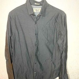 Original Penguin Gray polka dot shirt